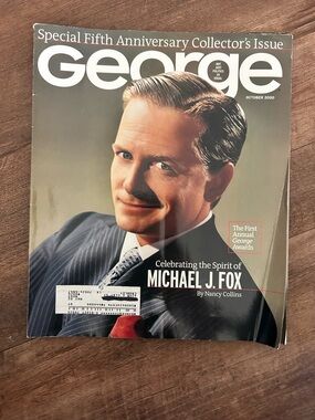 George Magazine October 2000 Michael J. Fox